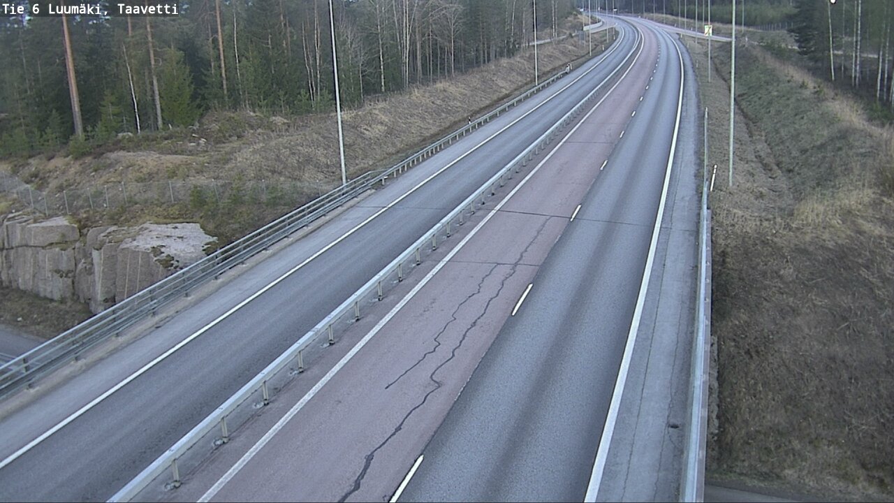 Weather Camera Image Road 6 Luumäki, Taavetti, Luumäki, Etelä-Karjala