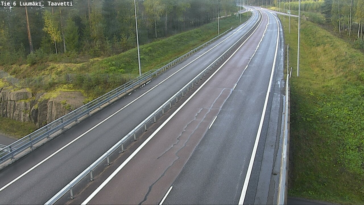 Weather Camera Image Väg 6 Luumäki, Taavetti, Luumäki, Etelä-Karjala