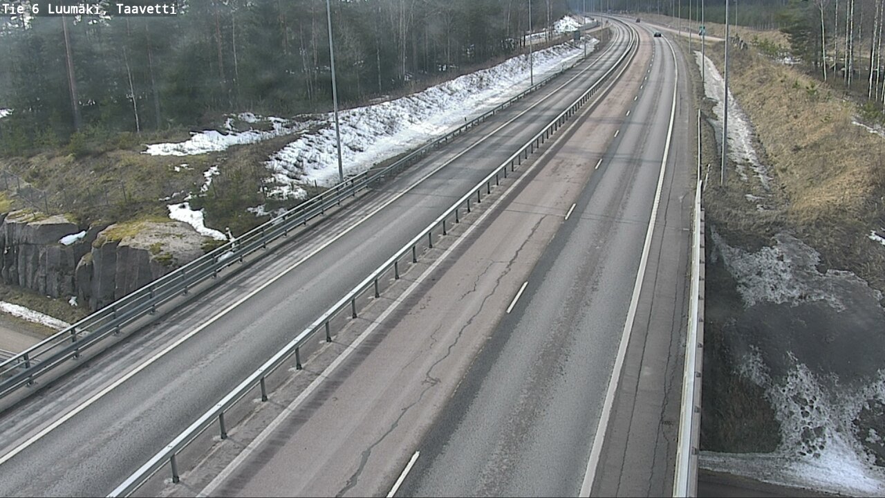 Weather Camera Image Road 6 Luumäki, Taavetti, Luumäki, Etelä-Karjala