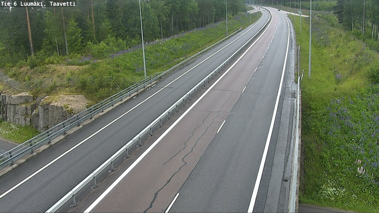 Kelikamerat Kuva Tie 6 Luumäki, Taavetti, Luumäki, Etelä-Karjala