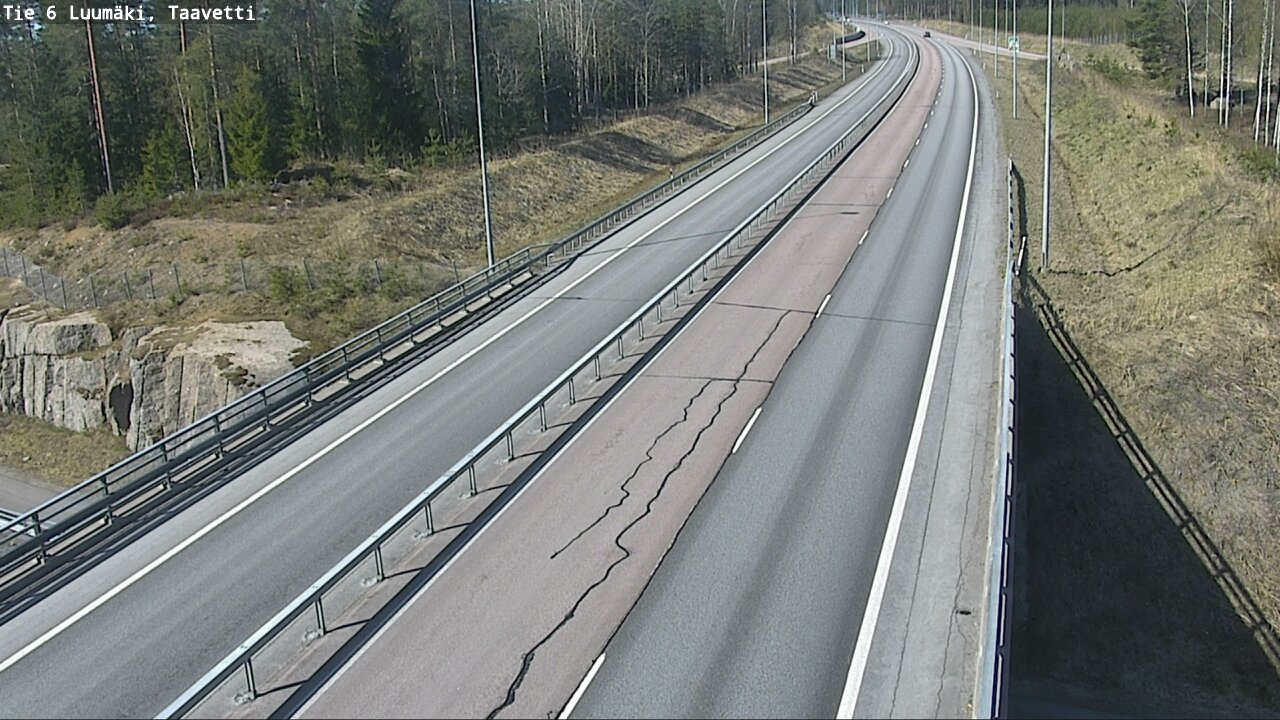 Kelikamerat Kuva Tie 6 Luumäki, Taavetti, Luumäki, Etelä-Karjala