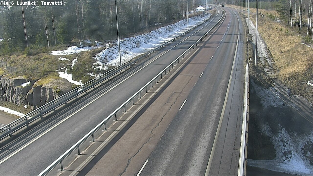 Weather Camera Image Väg 6 Luumäki, Taavetti, Luumäki, Etelä-Karjala