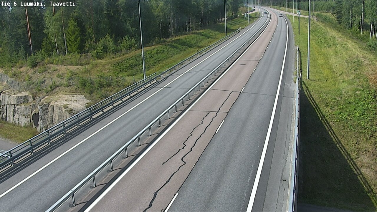 Kelikamerat Kuva Tie 6 Luumäki, Taavetti, Luumäki, Etelä-Karjala