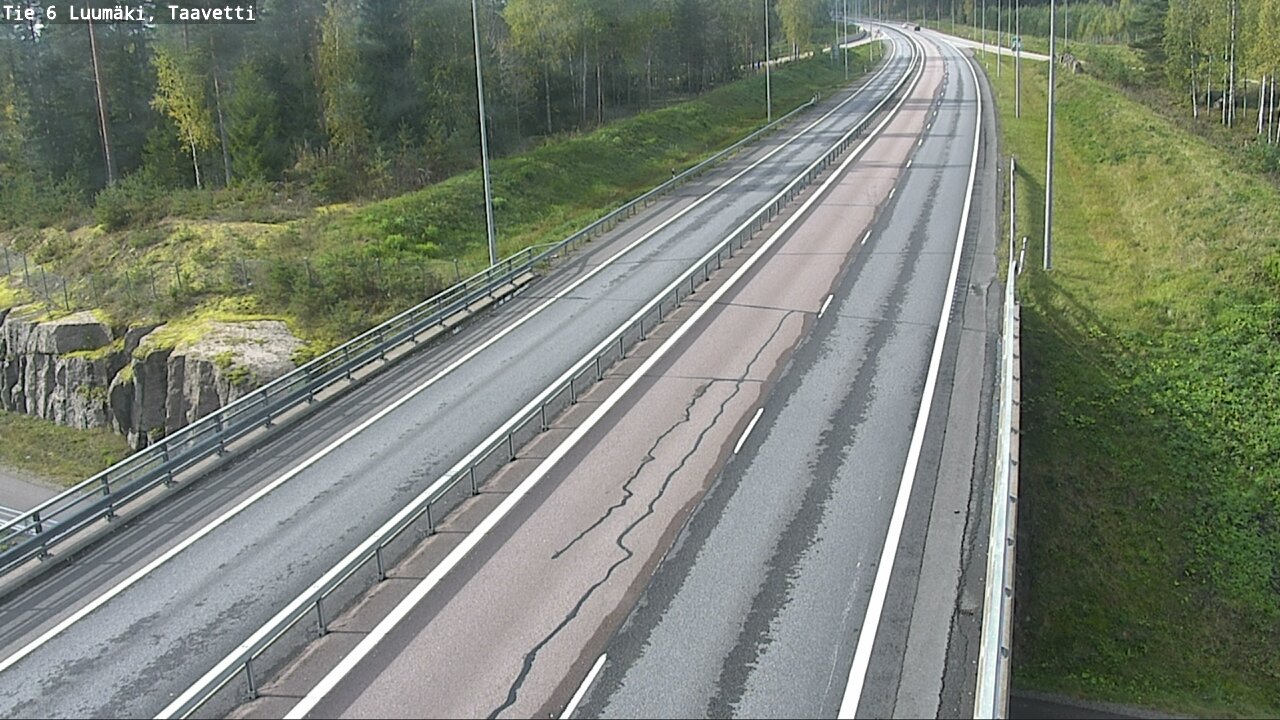 Weather Camera Image Road 6 Luumäki, Taavetti, Luumäki, Etelä-Karjala