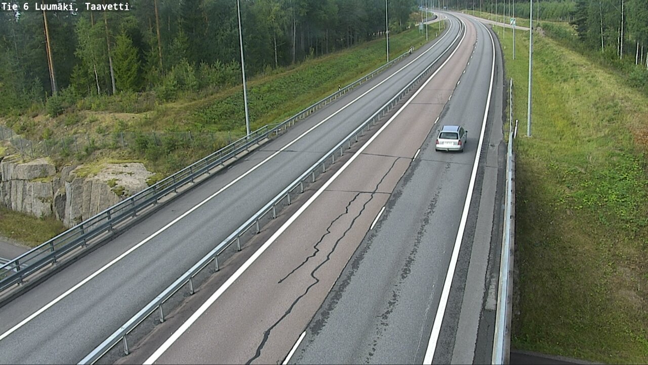 Kelikamerat Kuva Tie 6 Luumäki, Taavetti, Luumäki, Etelä-Karjala