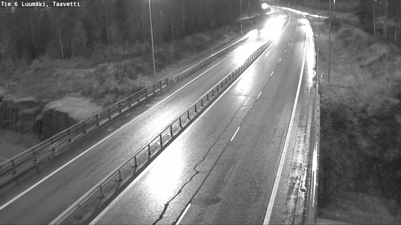 Weather Camera Image Väg 6 Luumäki, Taavetti, Luumäki, Etelä-Karjala
