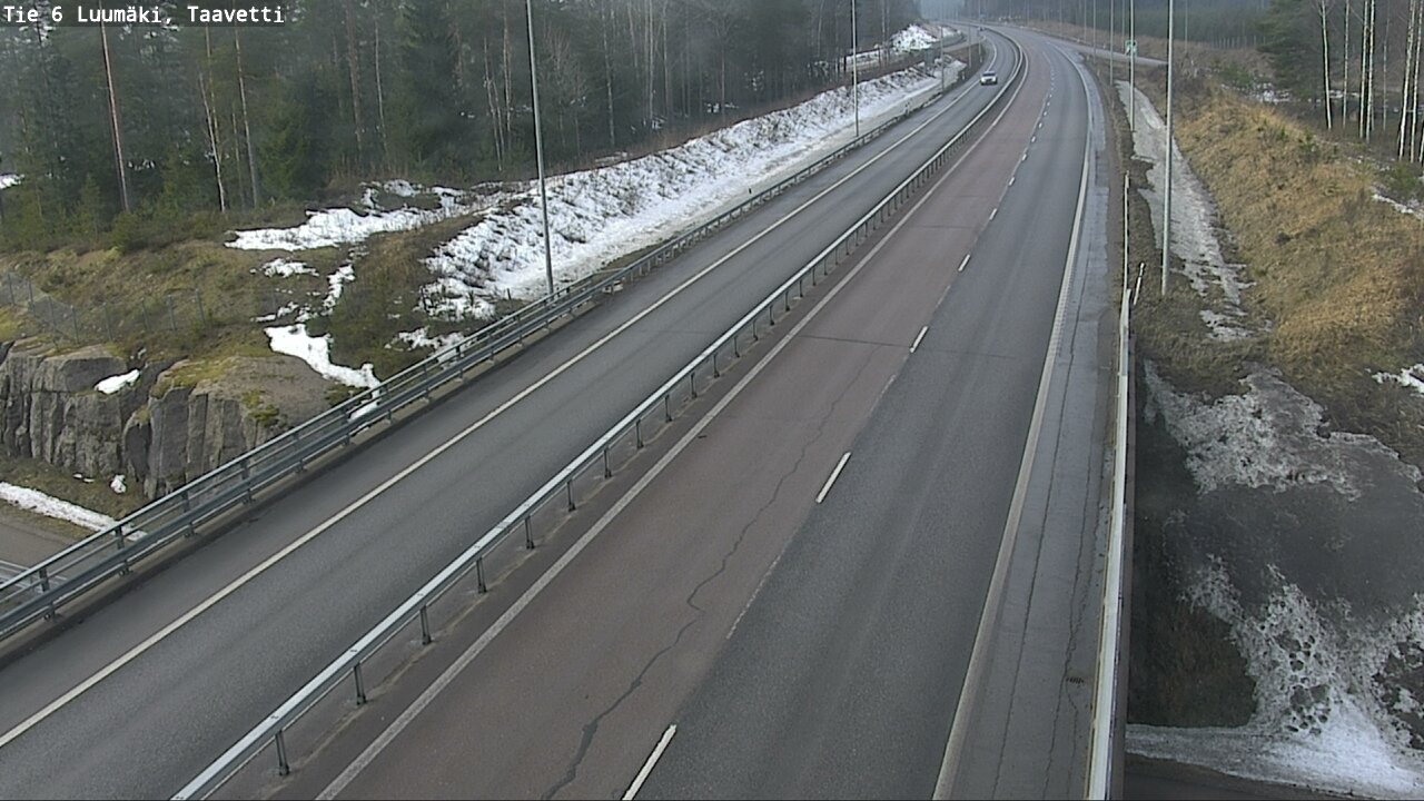 Weather Camera Image Väg 6 Luumäki, Taavetti, Luumäki, Etelä-Karjala