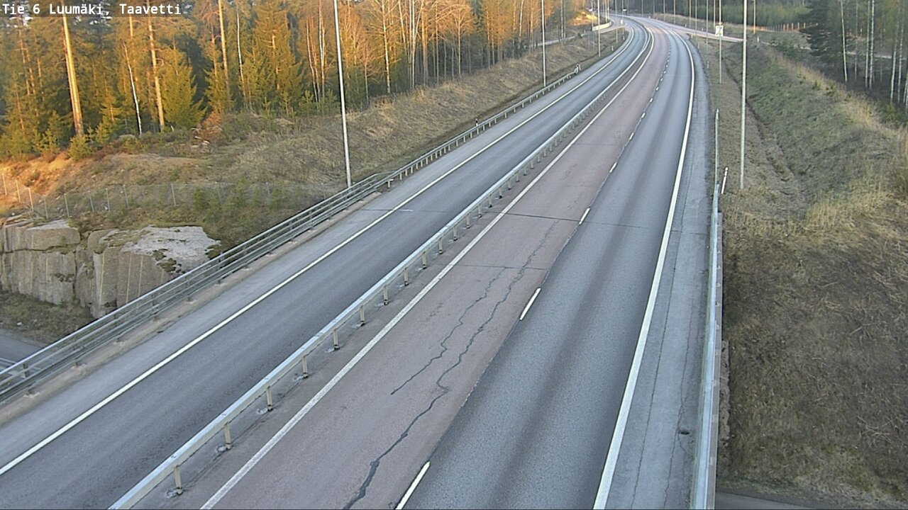 Weather Camera Image Road 6 Luumäki, Taavetti, Luumäki, Etelä-Karjala