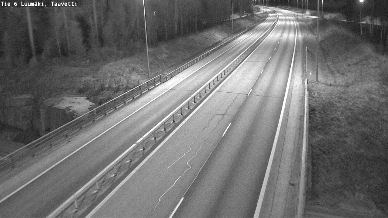 Weather Camera Image Road 6 Luumäki, Taavetti, Luumäki, Etelä-Karjala