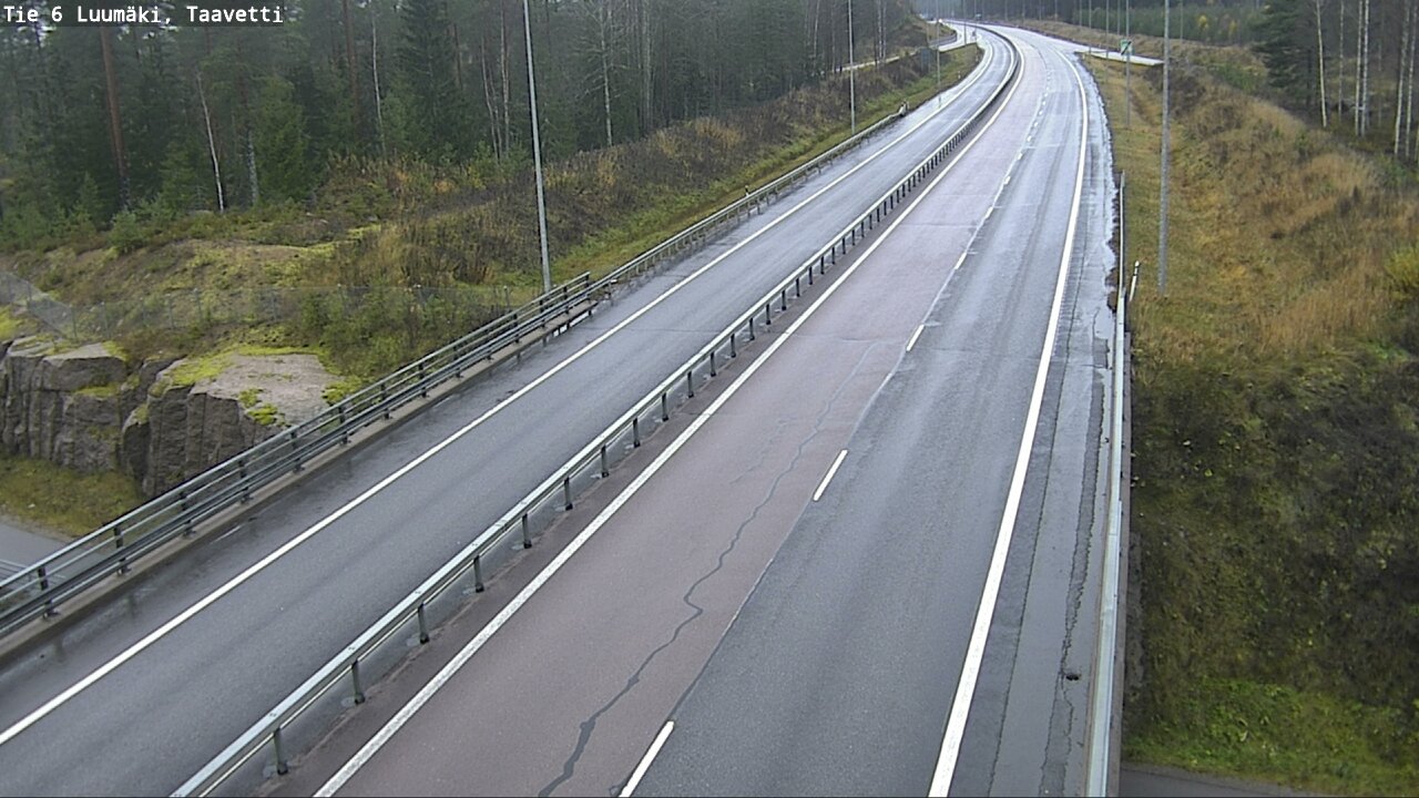 Weather Camera Image Väg 6 Luumäki, Taavetti, Luumäki, Etelä-Karjala