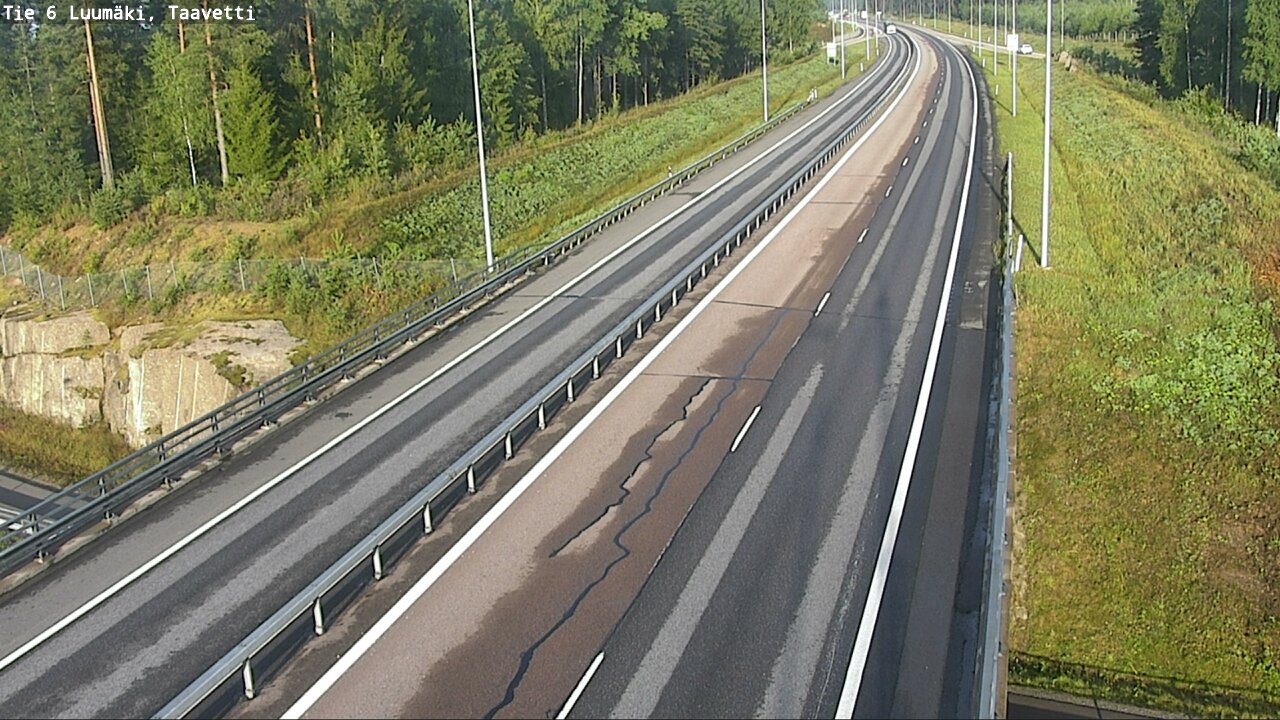 Weather Camera Image Road 6 Luumäki, Taavetti, Luumäki, Etelä-Karjala