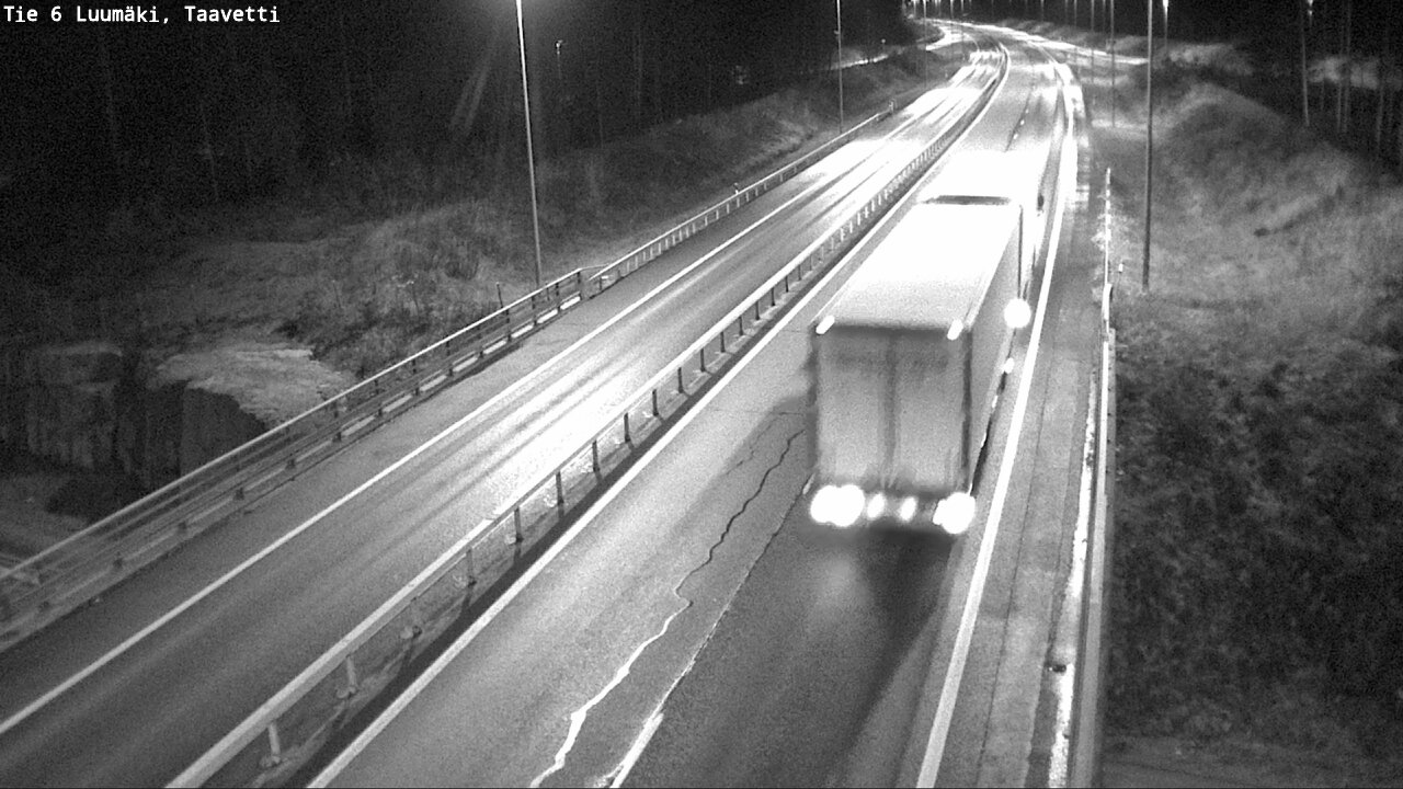 Weather Camera Image Väg 6 Luumäki, Taavetti, Luumäki, Etelä-Karjala