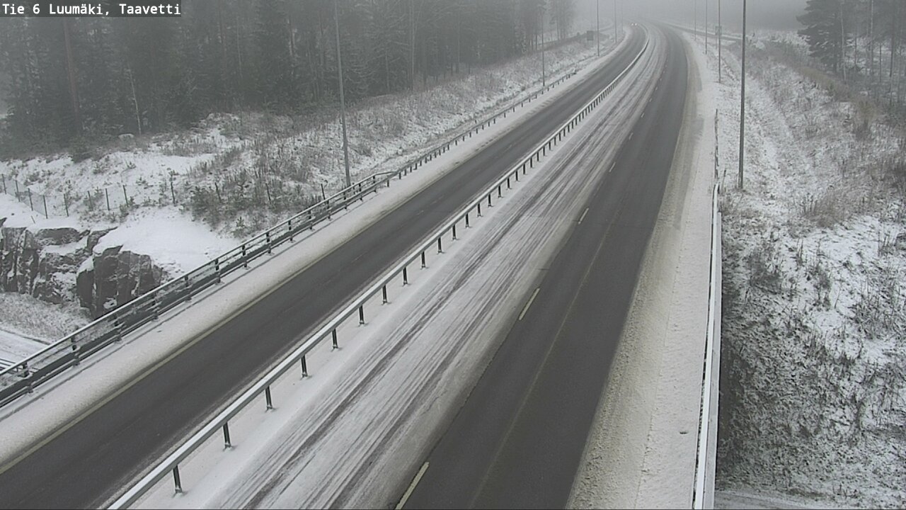 Weather Camera Image Road 6 Luumäki, Taavetti, Luumäki, Etelä-Karjala