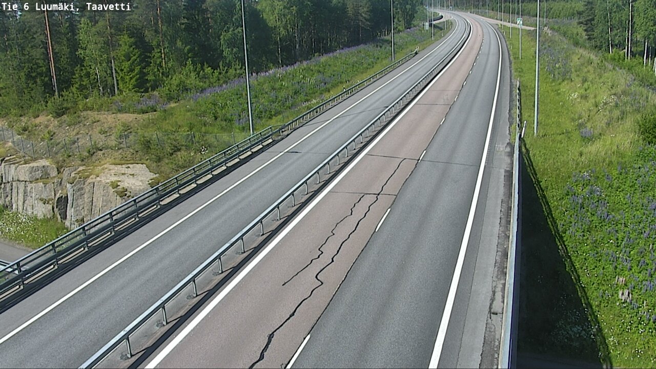 Kelikamerat Kuva Tie 6 Luumäki, Taavetti, Luumäki, Etelä-Karjala