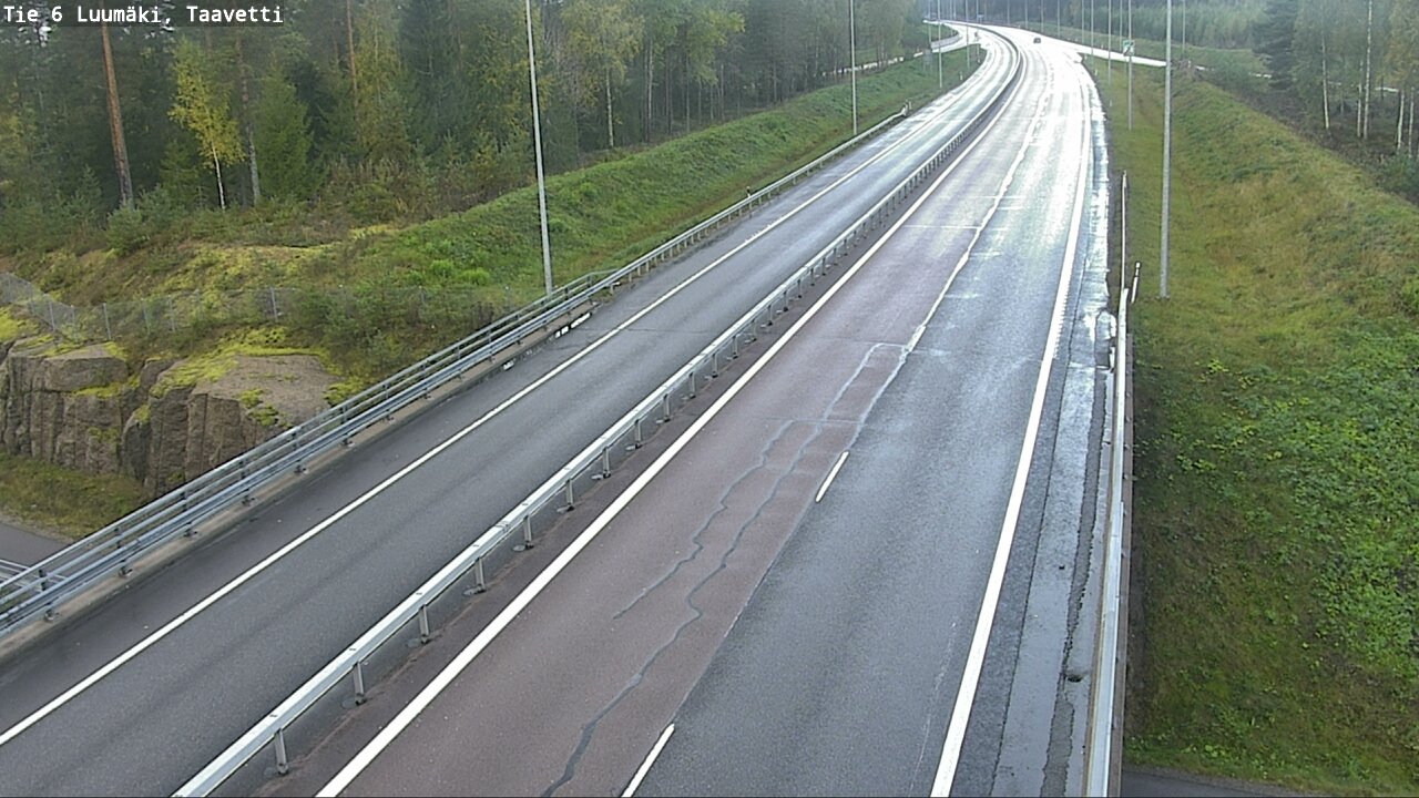 Weather Camera Image Väg 6 Luumäki, Taavetti, Luumäki, Etelä-Karjala