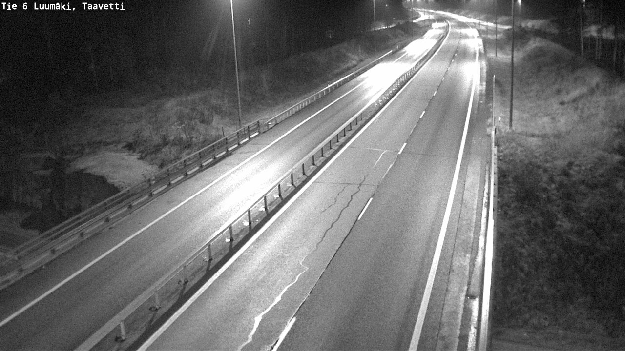 Weather Camera Image Väg 6 Luumäki, Taavetti, Luumäki, Etelä-Karjala