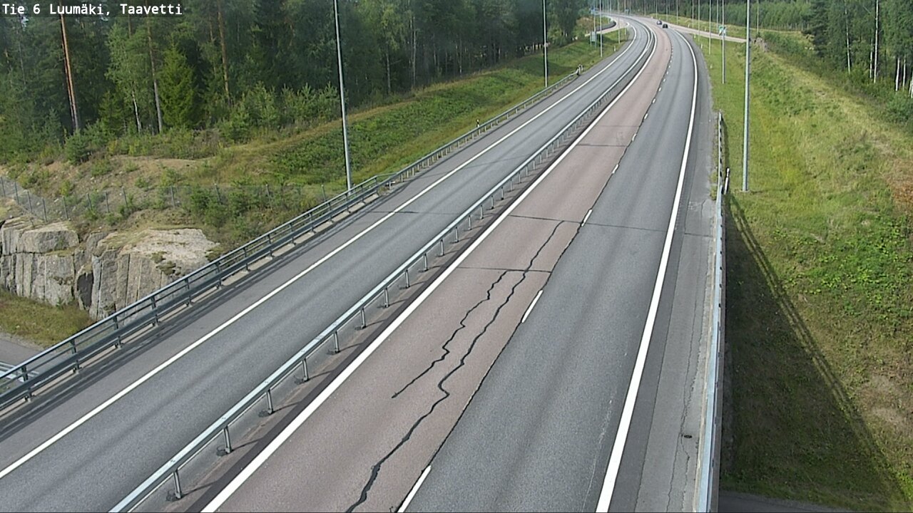 Kelikamerat Kuva Tie 6 Luumäki, Taavetti, Luumäki, Etelä-Karjala