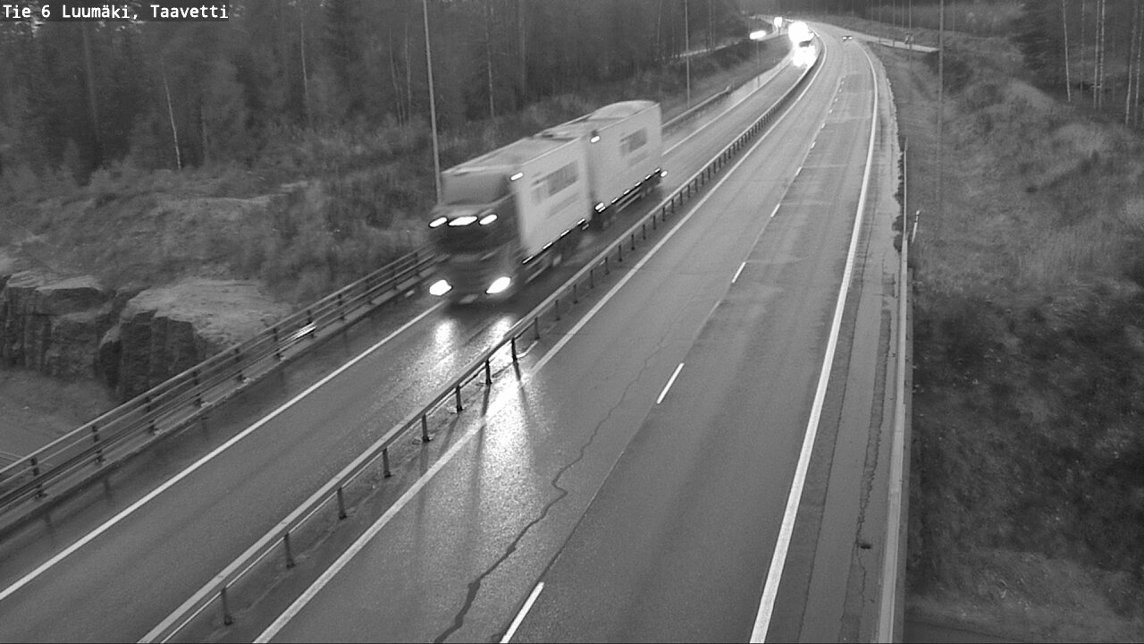 Weather Camera Image Väg 6 Luumäki, Taavetti, Luumäki, Etelä-Karjala