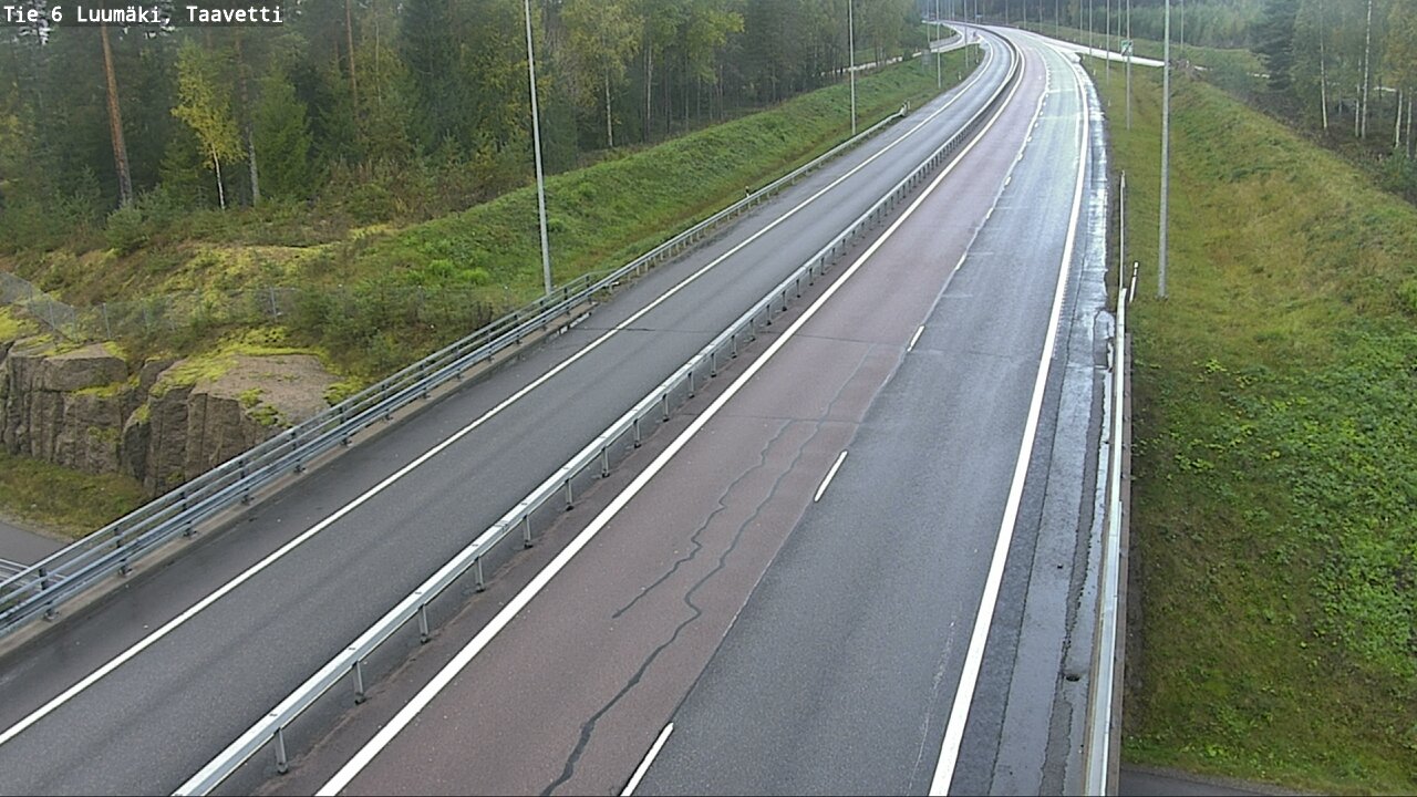 Weather Camera Image Väg 6 Luumäki, Taavetti, Luumäki, Etelä-Karjala