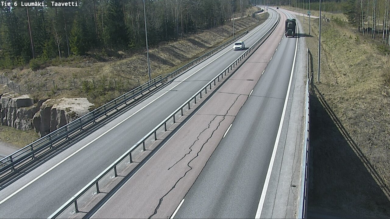 Kelikamerat Kuva Tie 6 Luumäki, Taavetti, Luumäki, Etelä-Karjala