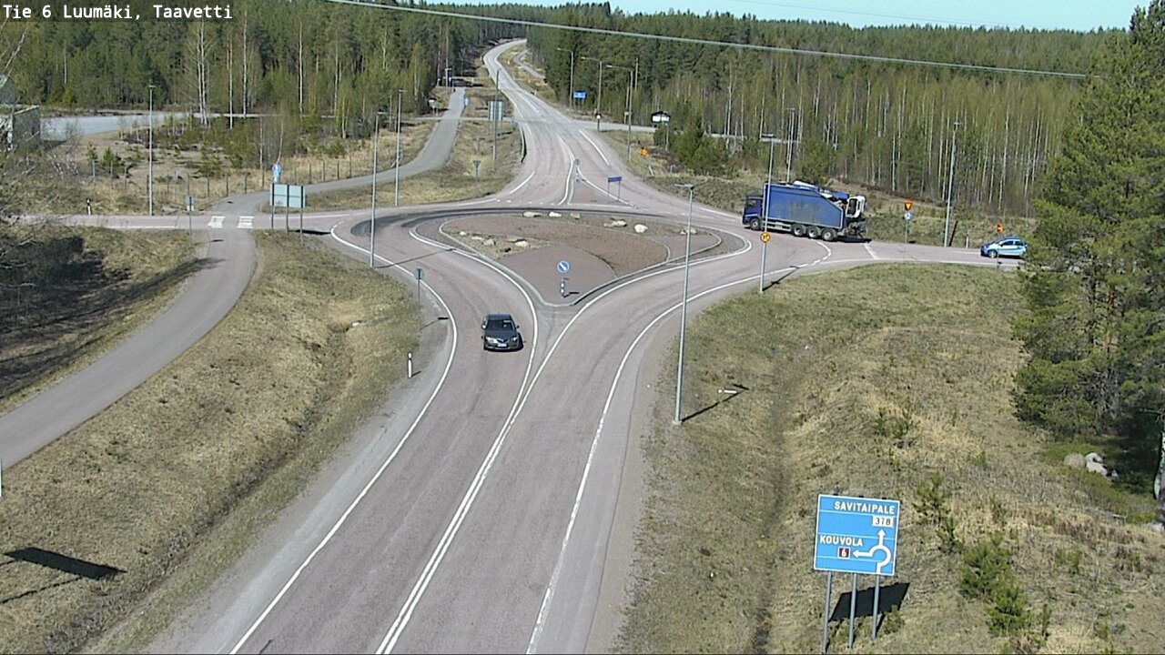 Weather Camera Image Road 6 Luumäki, Taavetti, Luumäki, Etelä-Karjala