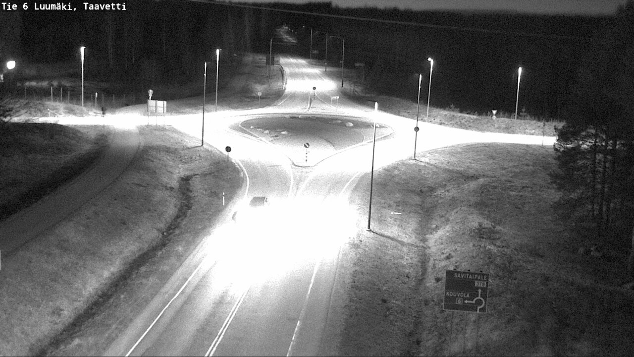 Weather Camera Image Väg 6 Luumäki, Taavetti, Luumäki, Etelä-Karjala