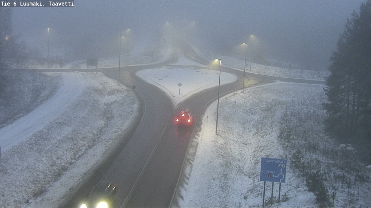 Weather Camera Image Väg 6 Luumäki, Taavetti, Luumäki, Etelä-Karjala