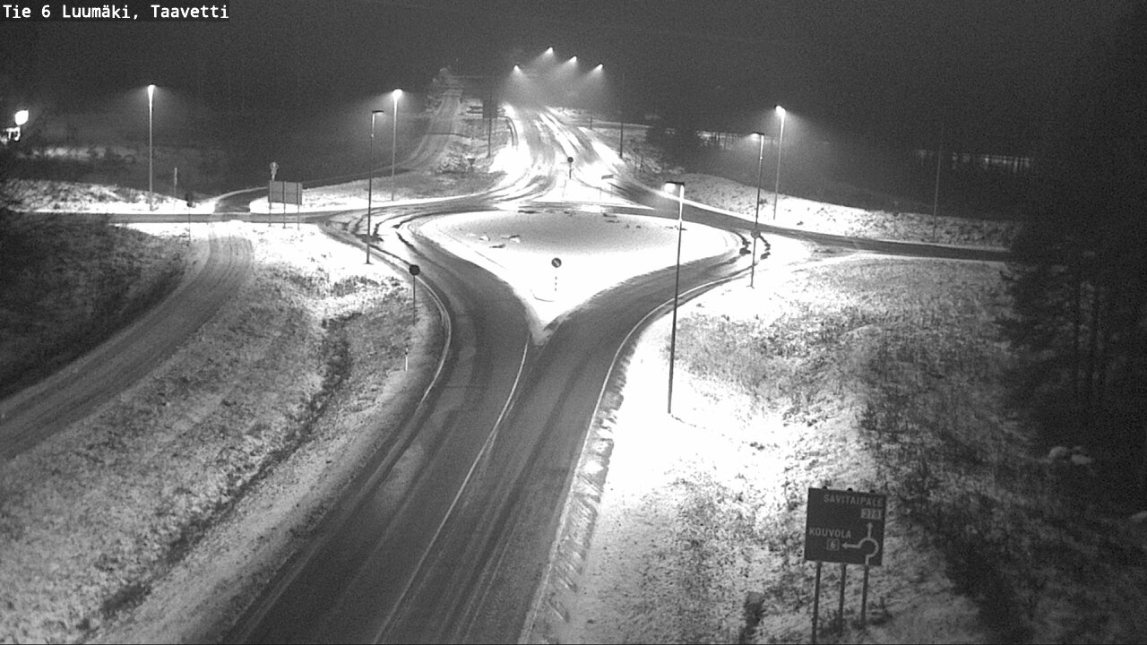 Weather Camera Image Väg 6 Luumäki, Taavetti, Luumäki, Etelä-Karjala
