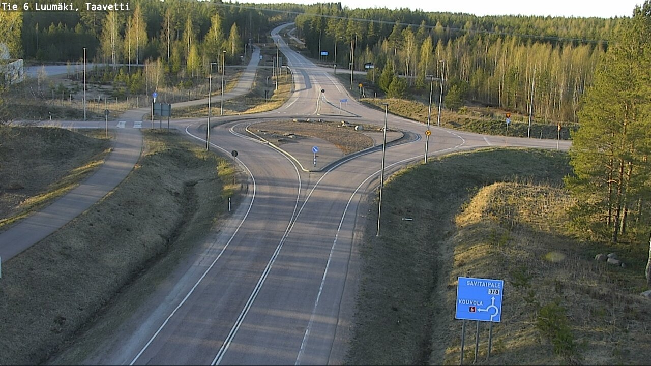 Weather Camera Image Väg 6 Luumäki, Taavetti, Luumäki, Etelä-Karjala