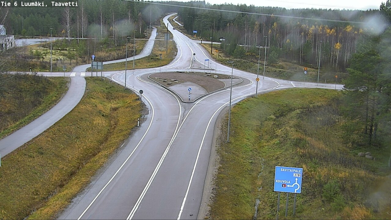 Weather Camera Image Väg 6 Luumäki, Taavetti, Luumäki, Etelä-Karjala