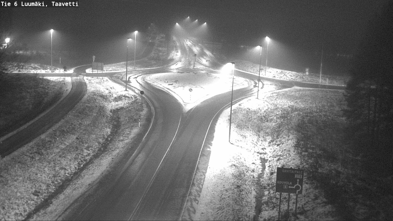 Weather Camera Image Väg 6 Luumäki, Taavetti, Luumäki, Etelä-Karjala