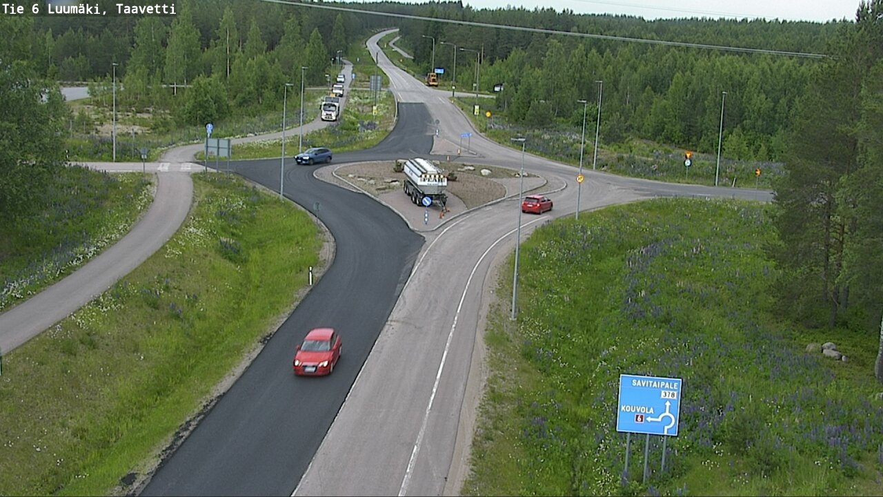 Kelikamerat Kuva Tie 6 Luumäki, Taavetti, Luumäki, Etelä-Karjala