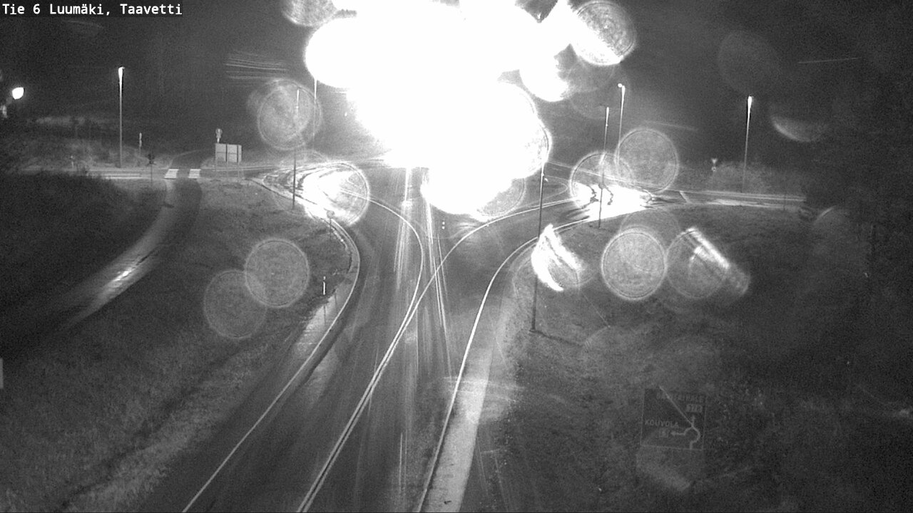 Weather Camera Image Väg 6 Luumäki, Taavetti, Luumäki, Etelä-Karjala