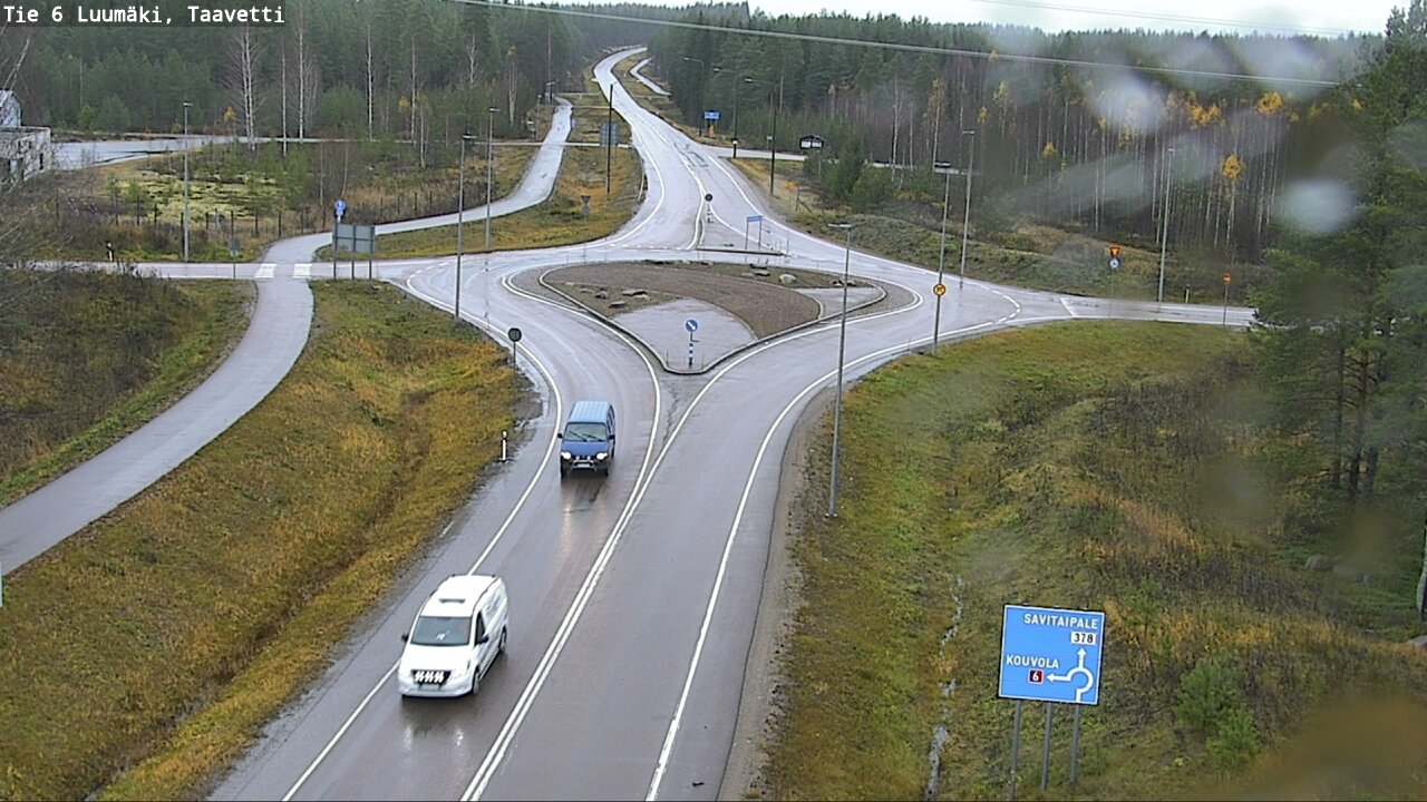 Weather Camera Image Väg 6 Luumäki, Taavetti, Luumäki, Etelä-Karjala