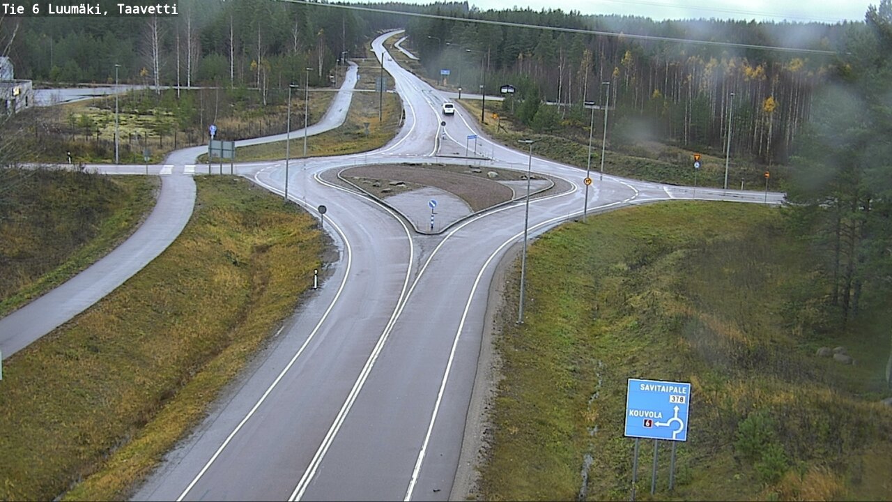 Weather Camera Image Road 6 Luumäki, Taavetti, Luumäki, Etelä-Karjala