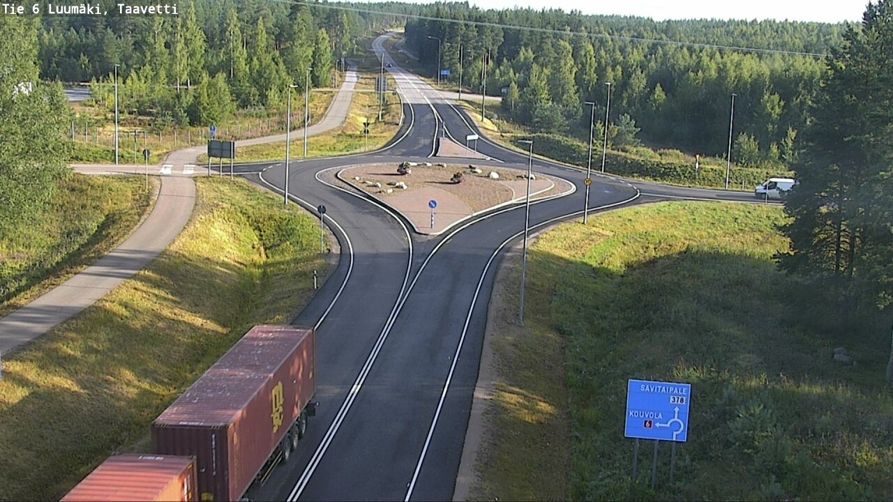 Weather Camera Image Väg 6 Luumäki, Taavetti, Luumäki, Etelä-Karjala