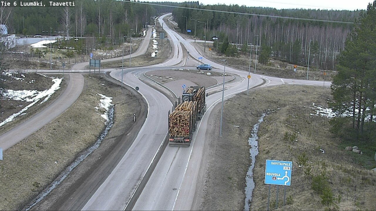 Weather Camera Image Road 6 Luumäki, Taavetti, Luumäki, Etelä-Karjala