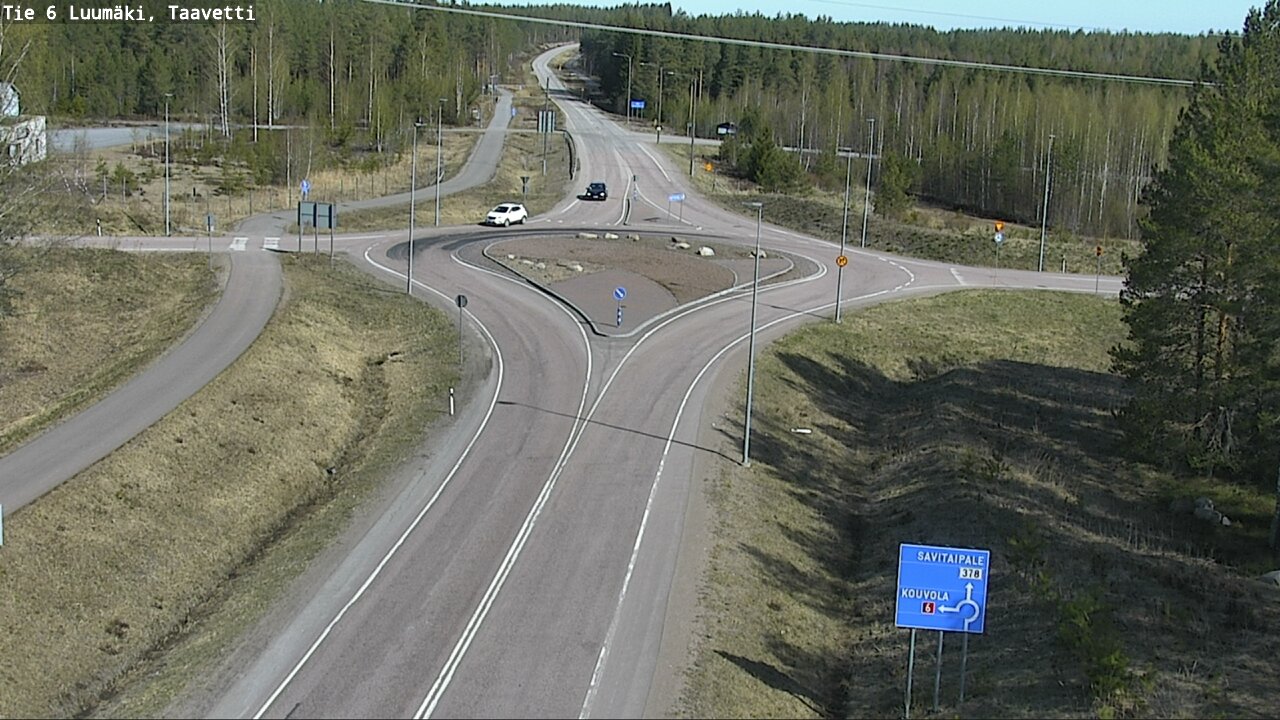 Weather Camera Image Road 6 Luumäki, Taavetti, Luumäki, Etelä-Karjala