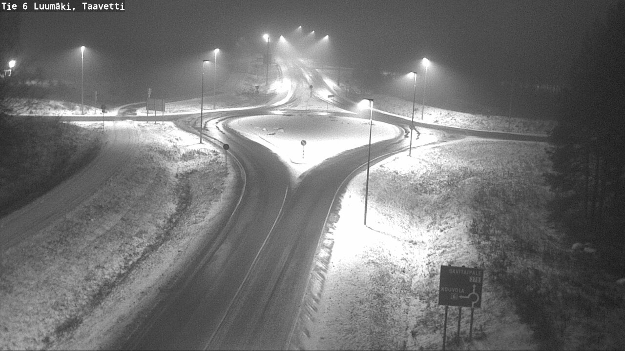 Weather Camera Image Väg 6 Luumäki, Taavetti, Luumäki, Etelä-Karjala