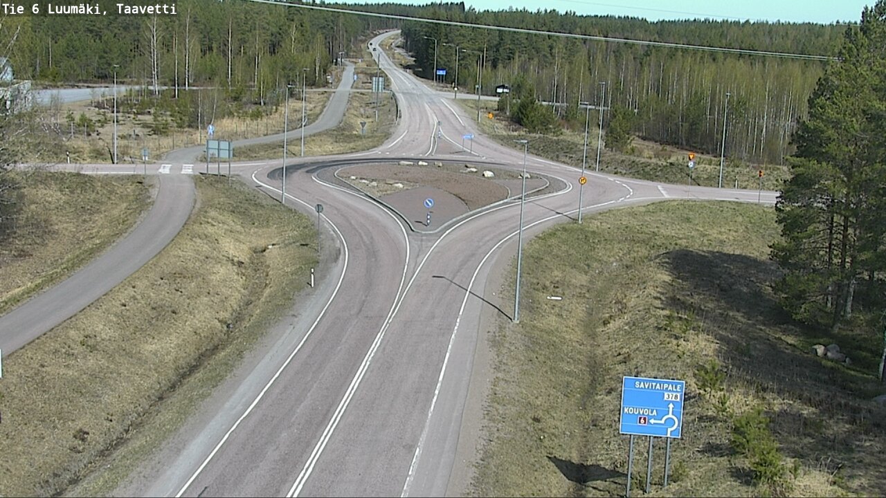 Weather Camera Image Road 6 Luumäki, Taavetti, Luumäki, Etelä-Karjala