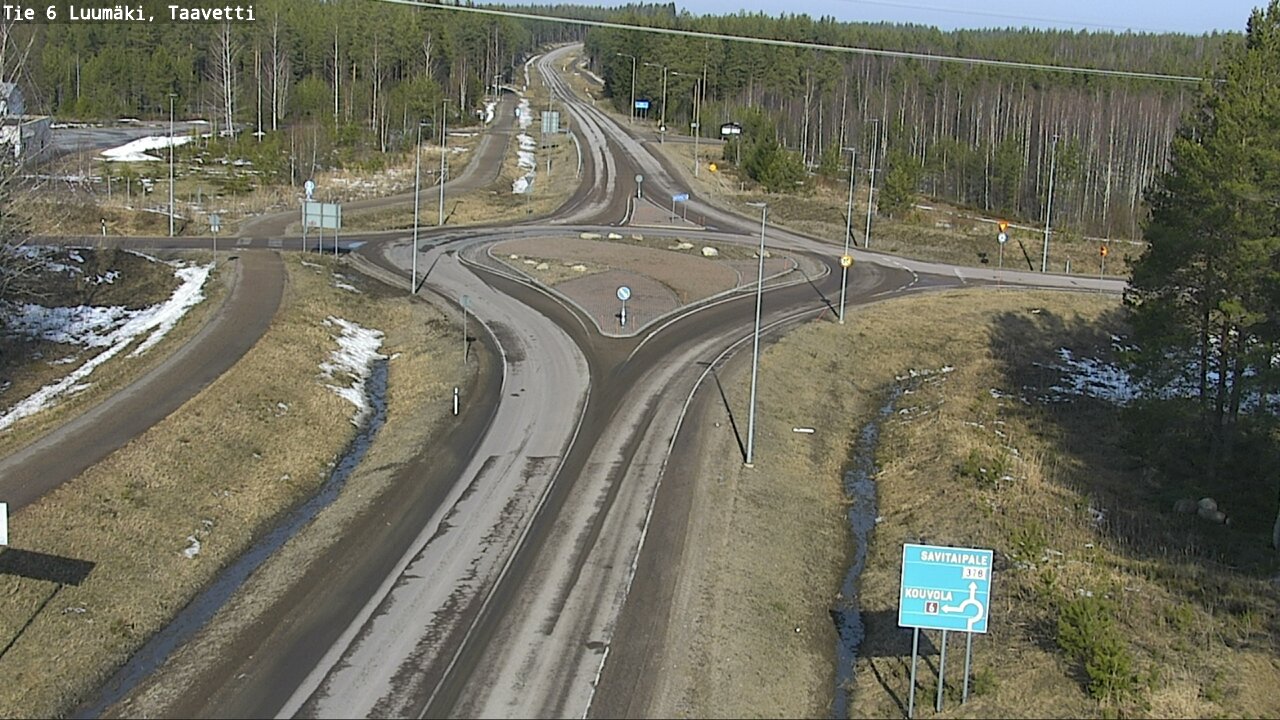 Weather Camera Image Väg 6 Luumäki, Taavetti, Luumäki, Etelä-Karjala