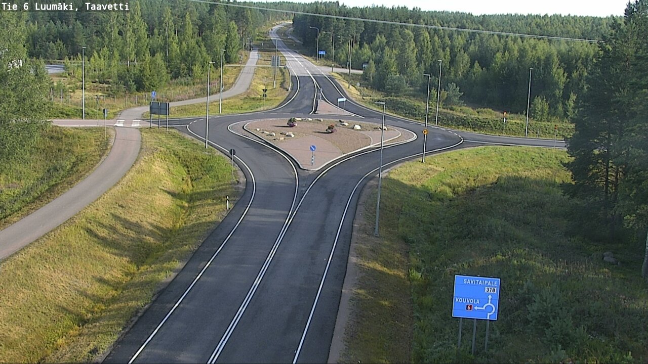 Weather Camera Image Väg 6 Luumäki, Taavetti, Luumäki, Etelä-Karjala