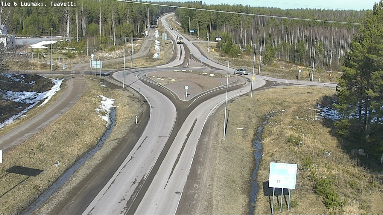 Weather Camera Image Väg 6 Luumäki, Taavetti, Luumäki, Etelä-Karjala