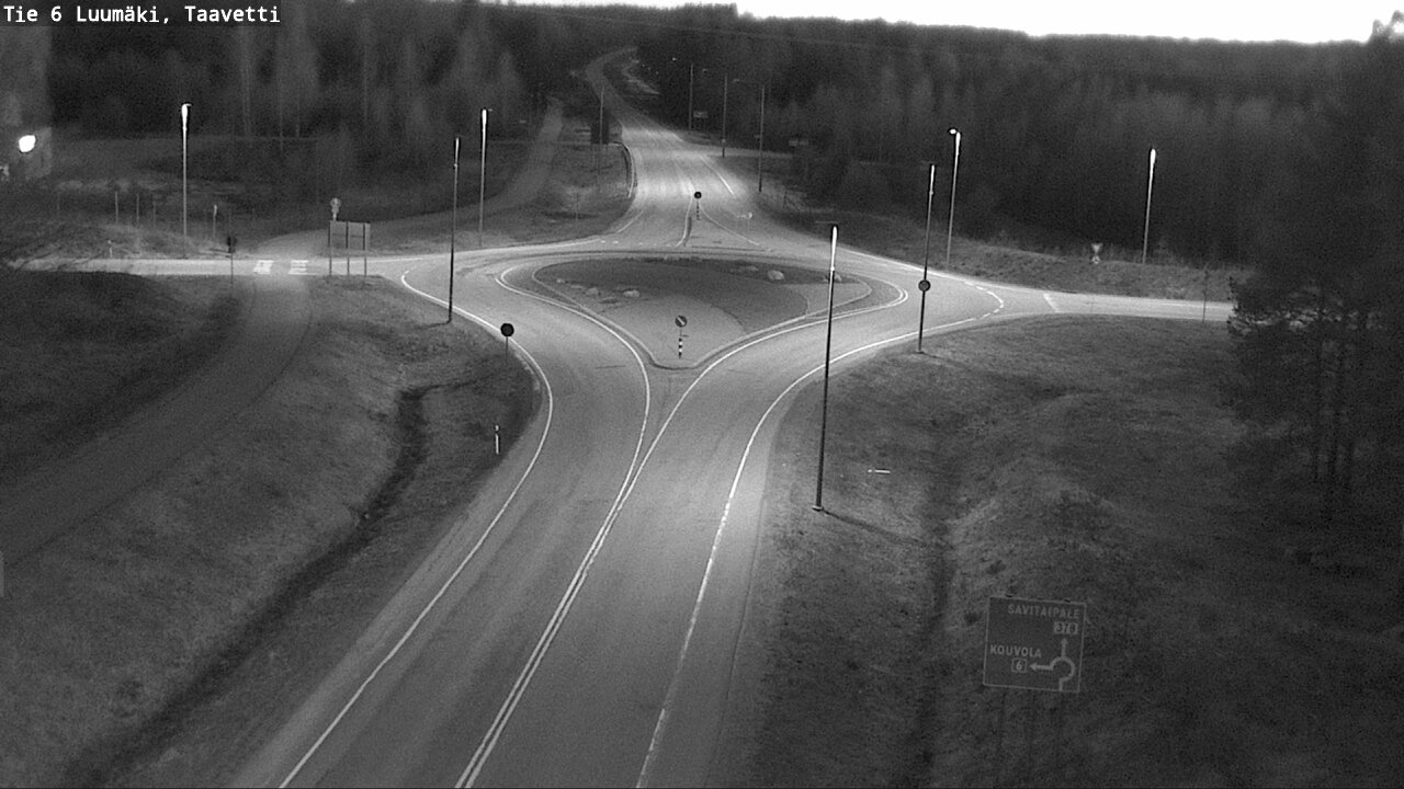 Weather Camera Image Väg 6 Luumäki, Taavetti, Luumäki, Etelä-Karjala