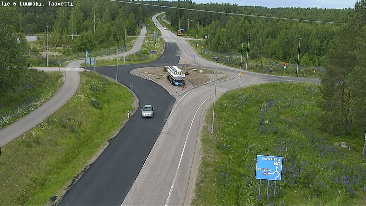Kelikamerat Kuva Tie 6 Luumäki, Taavetti, Luumäki, Etelä-Karjala