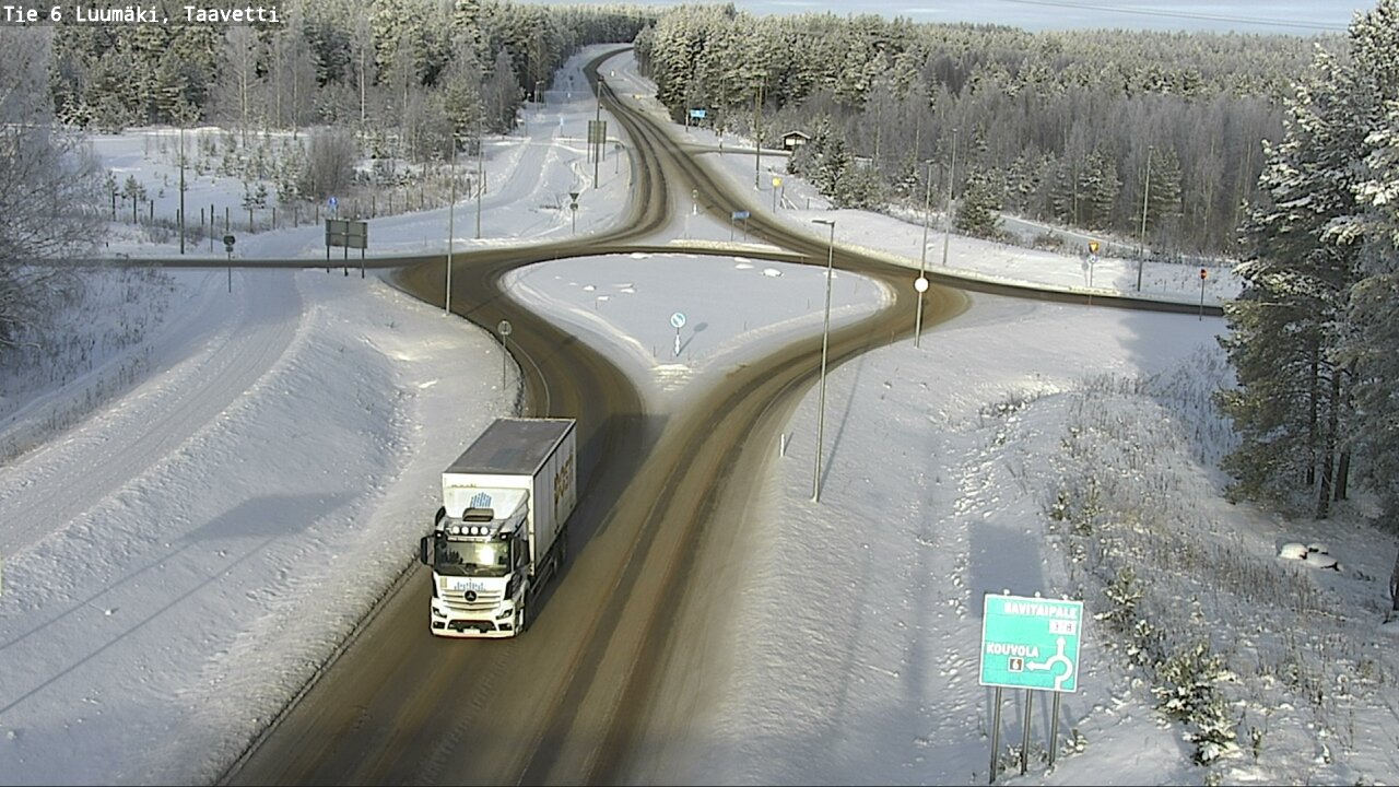 Kelikamerat Kuva Tie 6 Luumäki, Taavetti, Luumäki, Etelä-Karjala