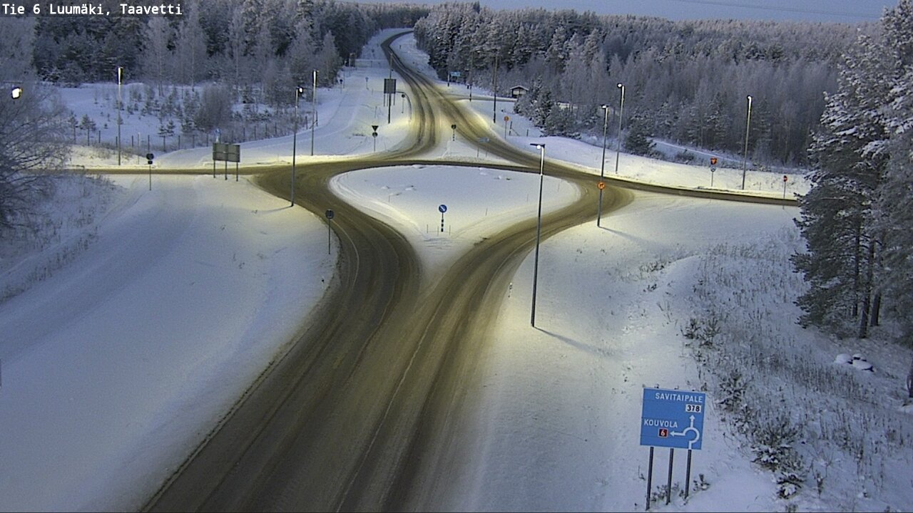 Kelikamerat Kuva Tie 6 Luumäki, Taavetti, Luumäki, Etelä-Karjala