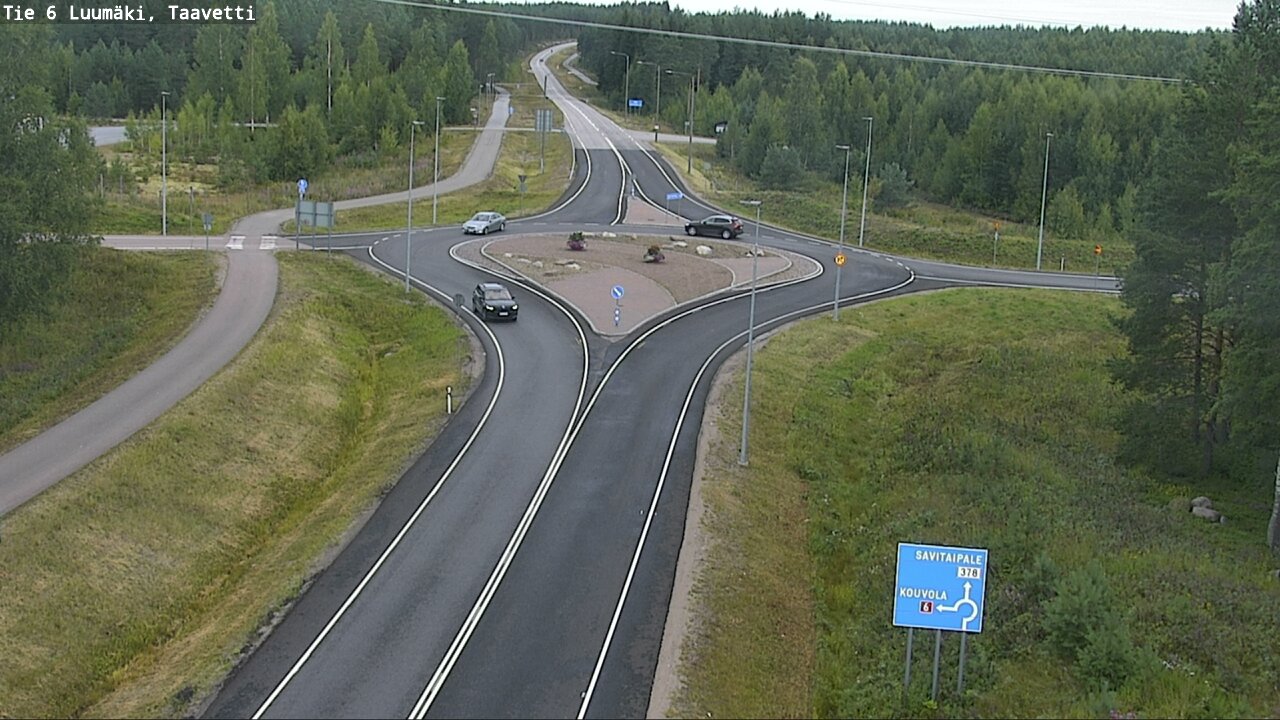 Weather Camera Image Väg 6 Luumäki, Taavetti, Luumäki, Etelä-Karjala