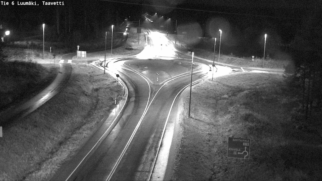 Weather Camera Image Väg 6 Luumäki, Taavetti, Luumäki, Etelä-Karjala