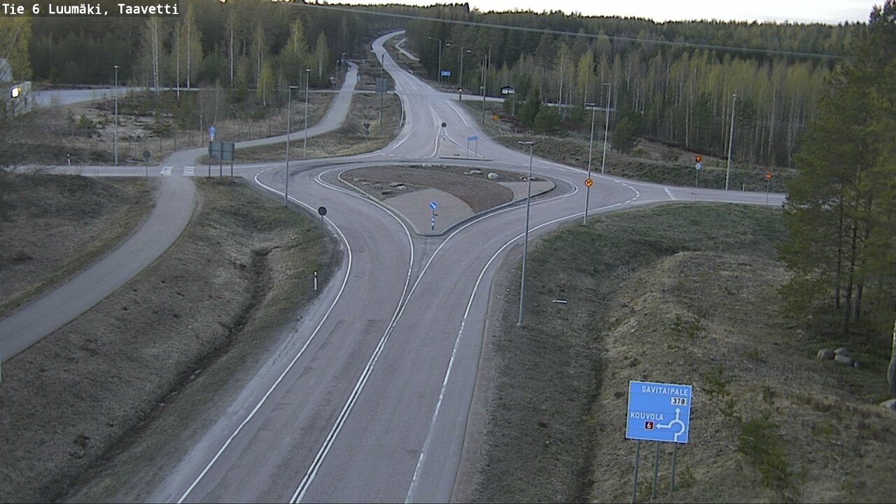 Weather Camera Image Väg 6 Luumäki, Taavetti, Luumäki, Etelä-Karjala
